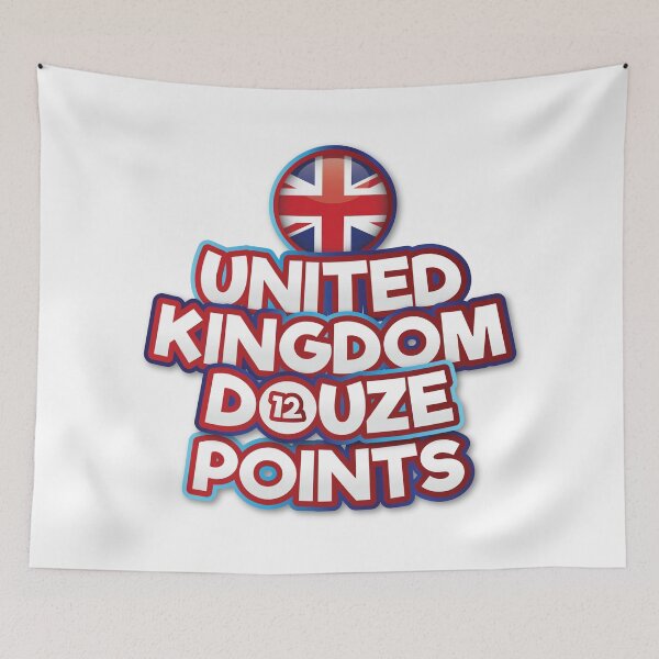 Item preview, United Kingdom Douze Points - UK - Eurovision Song Contest  - 12 Points - ESC2025  - Remember Monday - What The Hell Just Happened? designed and sold by Vision-Tees.