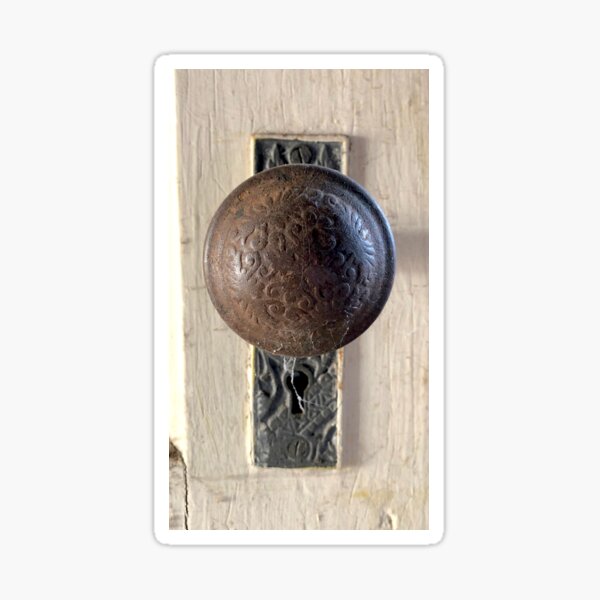 Creepy Doorknob Sticker