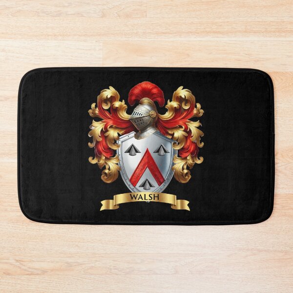 Item preview, Walsh Family Crest – Noble Irish Heraldic Coat of Arms designed and sold by Highlandkings.