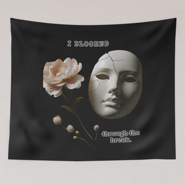 Item preview, Blossomed Through Brokenness: A Symbolic Healing Artwork designed and sold by JenniferCreaArte .