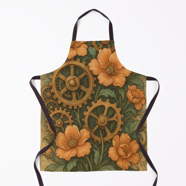 Item preview, Botanical Mechanica: Gears & Blooms designed and sold by AbstractAnom.