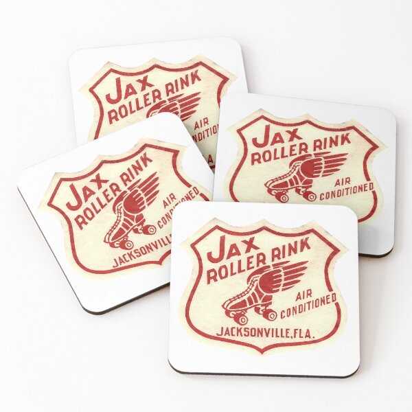 Item preview, Riverview Roller Rink Jacksonville Florida Roller Skating Rink Sticker Decal Label Design 2 designed and sold by tislord.