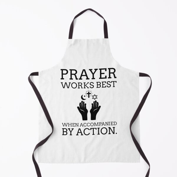 Item preview, Prayer works best when accompanied by action  designed and sold by Rachel the Artist .