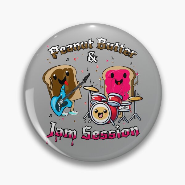 Item preview, Peanut Butter & Jam Session – Rockin’ Sandwich Pun Design designed and sold by SHHCreations.