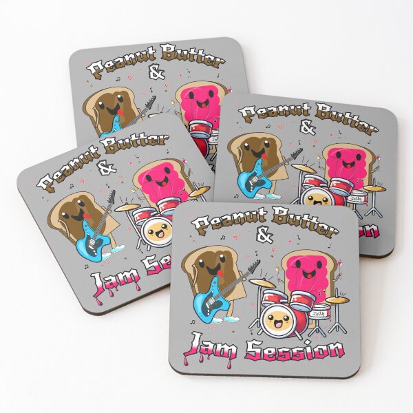 Item preview, Peanut Butter & Jam Session – Rockin’ Sandwich Pun Design designed and sold by SHHCreations.