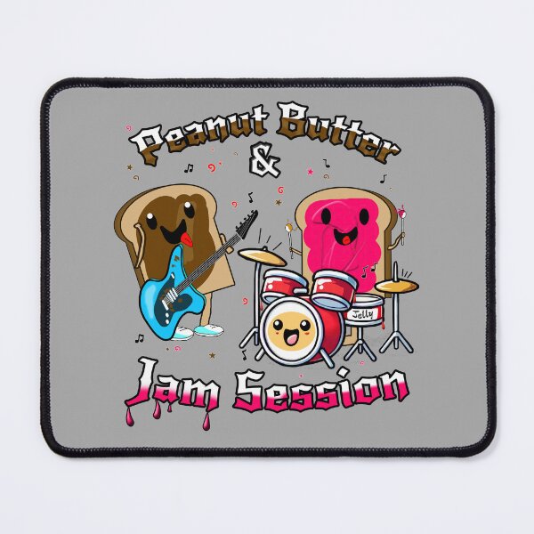 Item preview, Peanut Butter & Jam Session – Rockin’ Sandwich Pun Design designed and sold by SHHCreations.