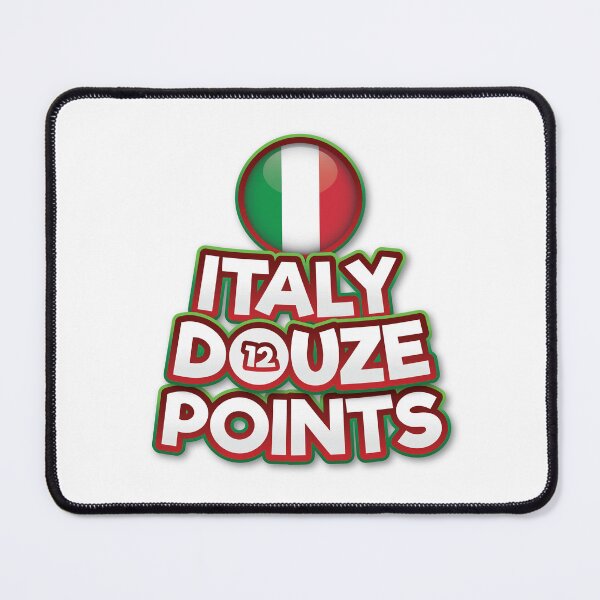 Item preview, Italy Douze Points - Eurovision Song Contest - Italia - 12 Points - ESC2025 - Lucio Corsi - Volevo Essere Un Duro designed and sold by Vision-Tees.