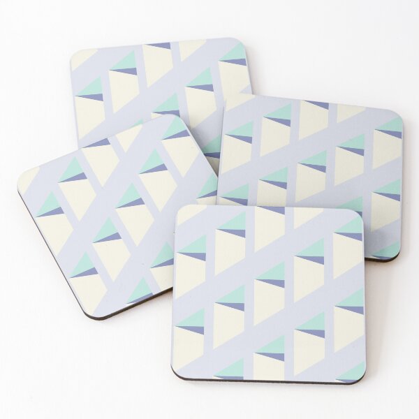 Item preview, 3D Geometric Pattern - Light Blue designed and sold by Rad Yellow & Blue.