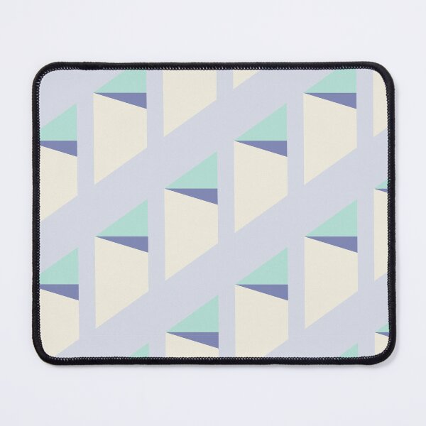 Item preview, 3D Geometric Pattern - Light Blue designed and sold by Rad Yellow & Blue.