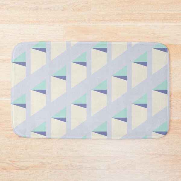 Item preview, 3D Geometric Pattern - Light Blue designed and sold by Rad Yellow & Blue.