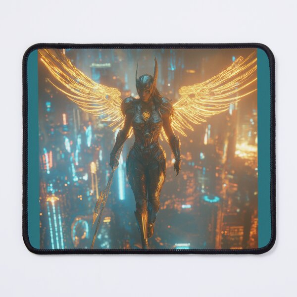 Item preview, Neon Valkyrie of the Fractured Bifrost designed and sold by vividcrucibledesigns.