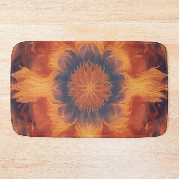 Item preview, Inferno Bloom: Elemental Mandala designed and sold by AbstractAnom.