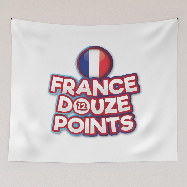 Item preview, France Douze Points - Eurovision Song Contest  - 12 Points - ESC2025 - Louane - Maman designed and sold by Vision-Tees.