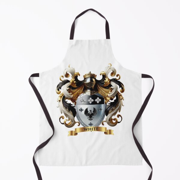 Item preview, White Family Crest – Noble Heraldic Coat of Arms designed and sold by Highlandkings.