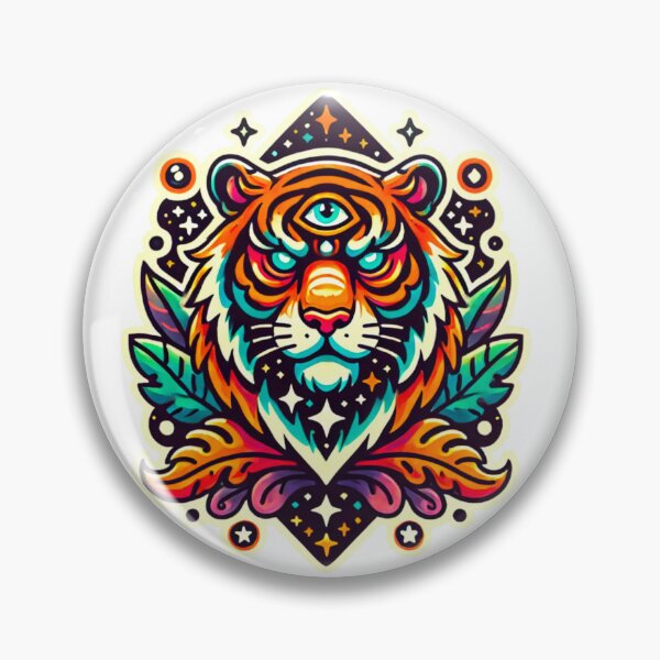 Item preview, Third Eye Tiger | Jungle Cosmic Guardian designed and sold by JBartworks.