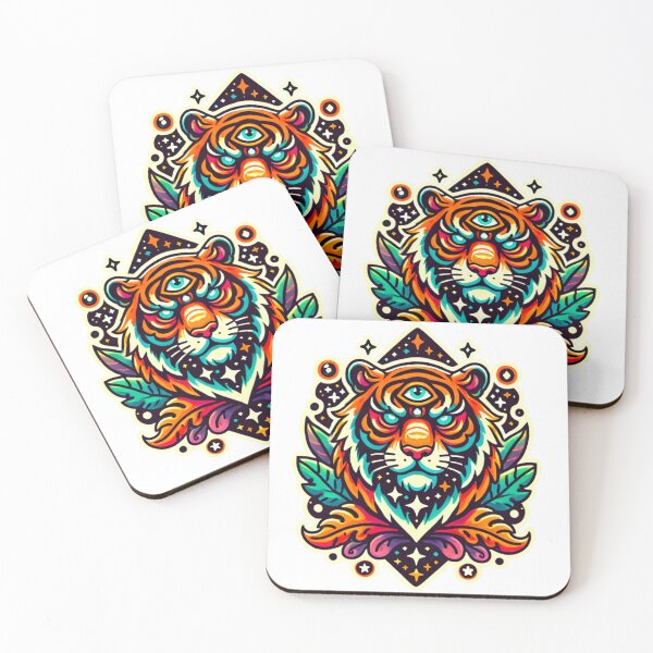 Item preview, Third Eye Tiger | Jungle Cosmic Guardian designed and sold by JBartworks.