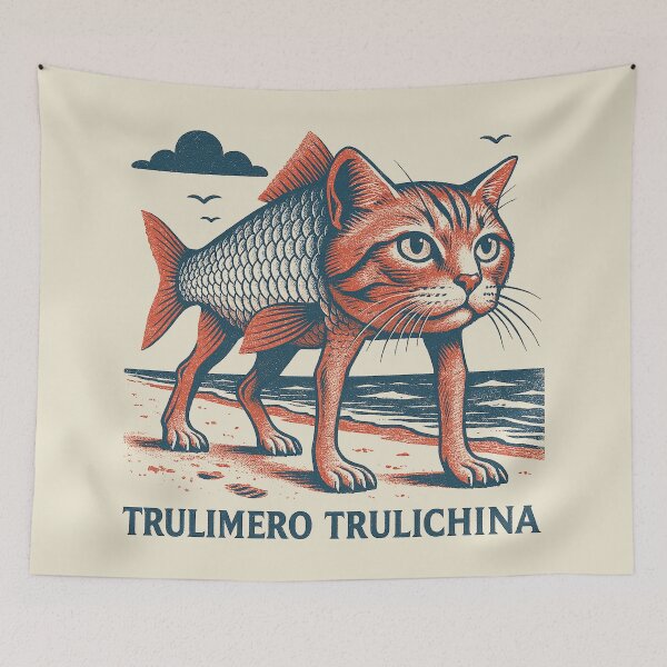 Item preview, Trulimero Trulichina: The Fish-Cat Amalgam designed and sold by zzz888.