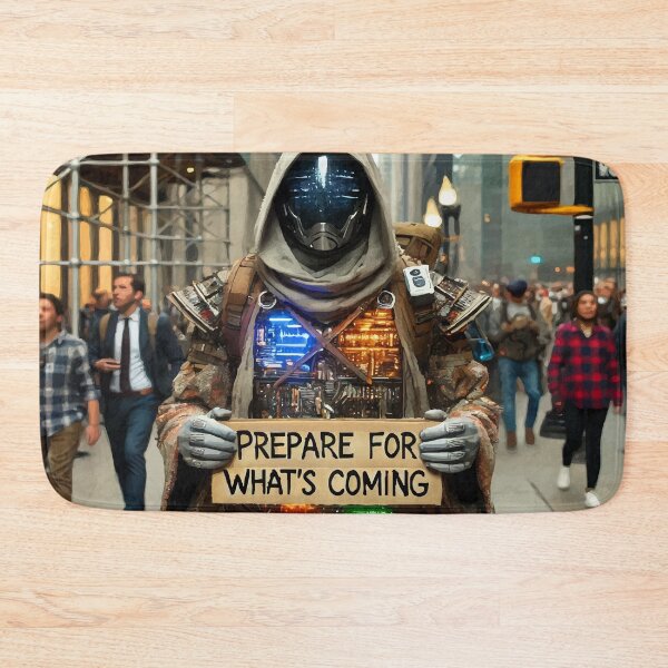 Item preview, Timewalker Warning: Prepare for What's Coming designed and sold by AbstractAnom.