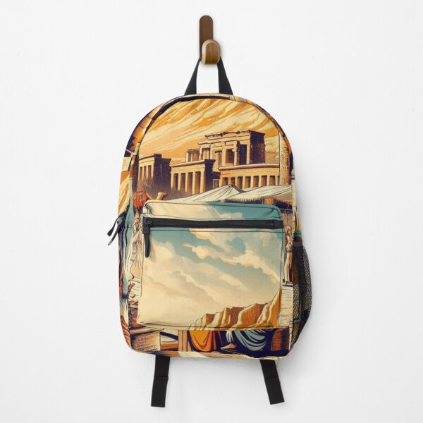 Item preview, Luxor City Traditional Market AI Work – Vibrant Egyptian Culture Artwork for Travel Lovers on Apparel & Accessories designed and sold by knalpot-design.