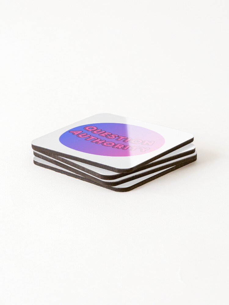 Thumbnail 4 of 5, Coasters (Set of 4), QUESTION AUTHORITY designed and sold by RMC42.