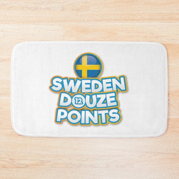 Item preview, Sweden Douze Points - Eurovision Song Contest  - 12 Points - ESC2025 - KAJ - Bara Bada Bastu designed and sold by Vision-Tees.