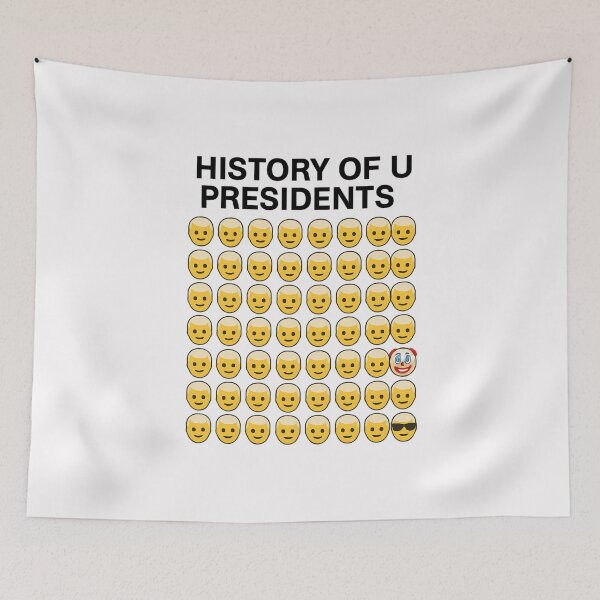 Item preview, Emoji Timeline of US Presidents designed and sold by ALITOPRINCE.