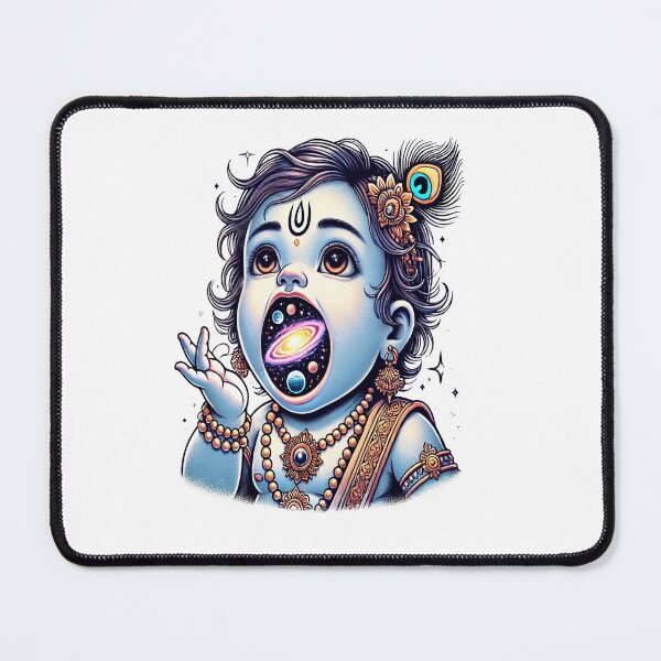 Item preview, Cosmic Vision of Baby Krishna designed and sold by DigitalDream-1.