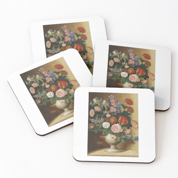Item preview, Vase with garden flowers Ignac Klimkovic designed and sold by TeeARTHY.