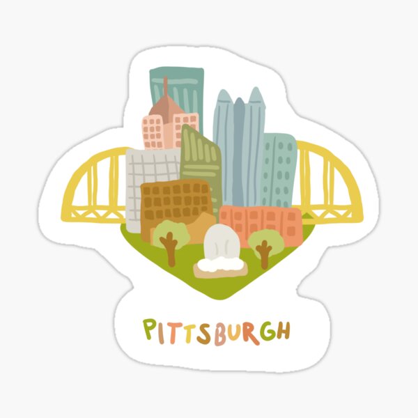 Item preview, Pittsburgh Sticker designed and sold by Ashley Moen.