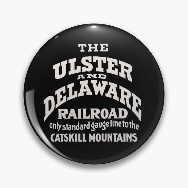 Item preview, Vintage Ulster and Delaware Railroad - Only Standard Gauge Line To The Catskill Mountains designed and sold by QuayTradingCo.