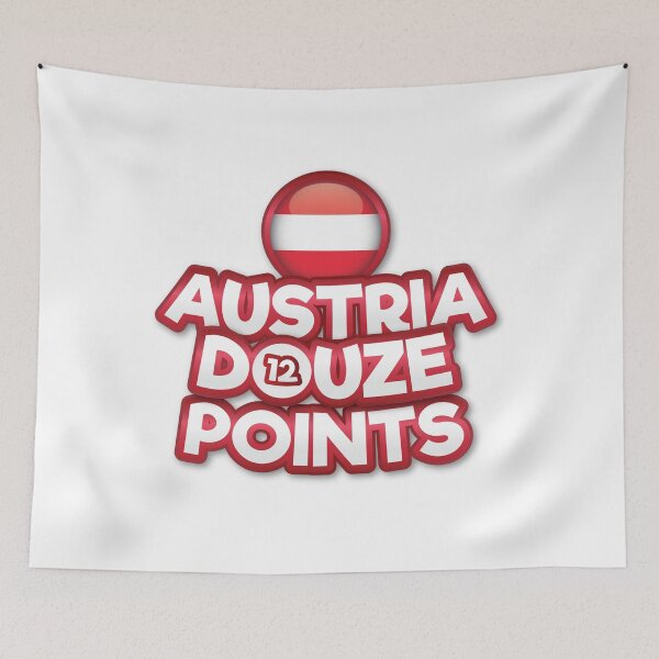Item preview, Austria Douze Points - Eurovision Song Contest  - 12 Points - ESC2025 - JJ - Wasted Love designed and sold by Vision-Tees.