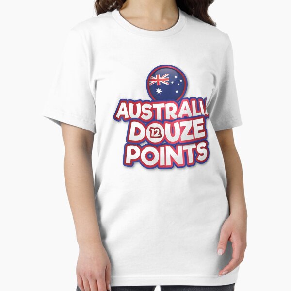 Aperçu de l'œuvre Australie Douze Points - Concours Eurovision de la chanson - 12 Points - ESC2025 - Milkshake Man - Go Jo créée et vendue par Vision-Tees.