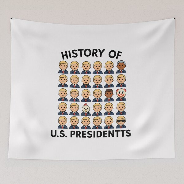 Item preview, Cartoon Presidents of U.S. History  designed and sold by ALITOPRINCE.