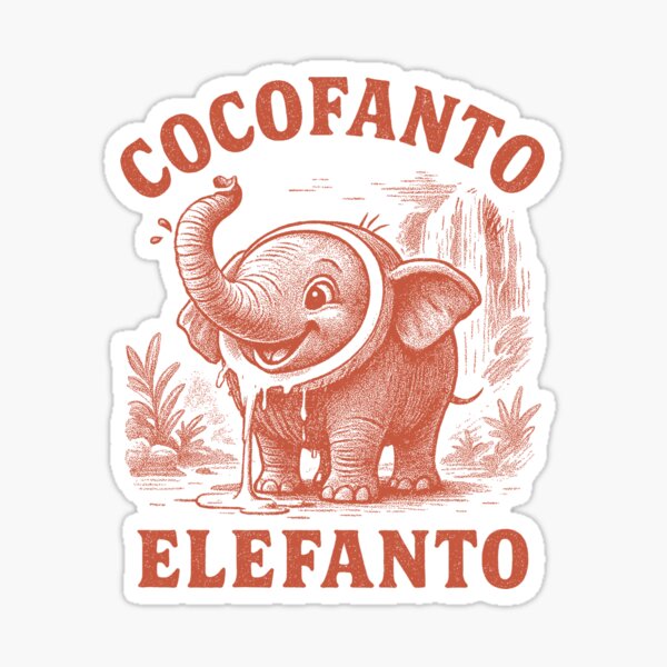 Item preview, Cocofanto Elefanto: The Coconut Elephant Head designed and sold by zzz888.