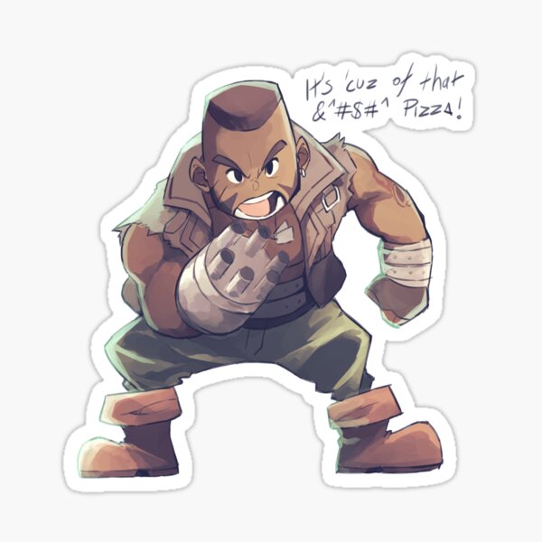 Item preview, Classic Barret FFVII designed and sold by SAKU-Art.