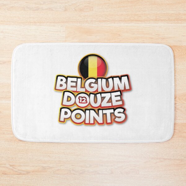 Item preview, Belgium Douze Points - Eurovision Belgium - Eurovision Song Contest  - 12 Points - ESC2025 - Strobe Lights - Red Sebastian designed and sold by Vision-Tees.