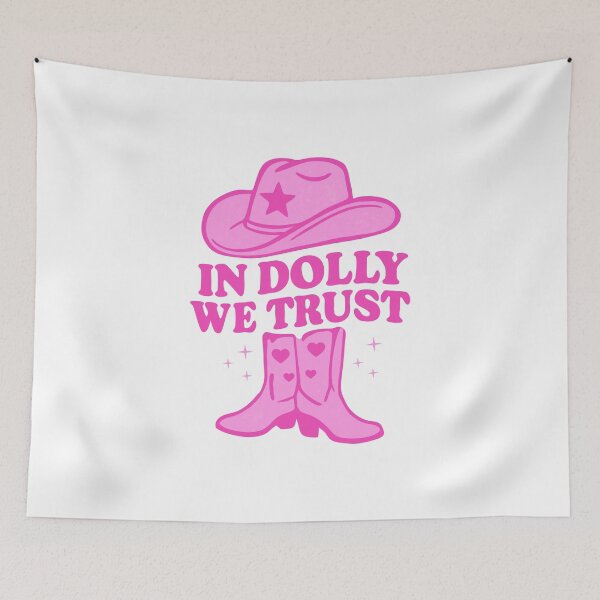 Item preview, Retro Cowgirl Hat Design – In Music We Trust designed and sold by Timegraf.