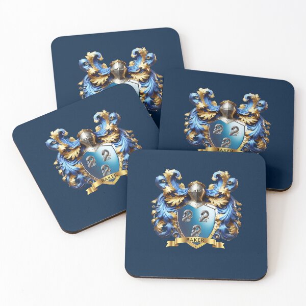 Item preview, Baker Family Crest – A Legacy of Nobility & Strength designed and sold by Highlandkings.