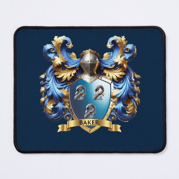 Item preview, Baker Family Crest – A Legacy of Nobility & Strength designed and sold by Highlandkings.