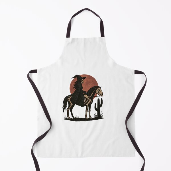 Item preview, Skeleton Witch Rider – Western Gothic Italian Design Art designed and sold by CozyLab.