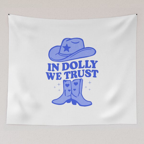 Item preview, Retro Cowgirl Hat Design – In Music We Trust designed and sold by Timegraf.