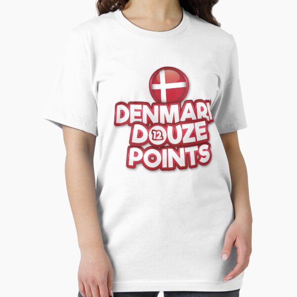 Item preview, Denmark Douze Points - Eurovision Denmark, Eurovision Song Contest  - 12 Points - ESC2025 - Hallucination - Sissal designed and sold by Vision-Tees.