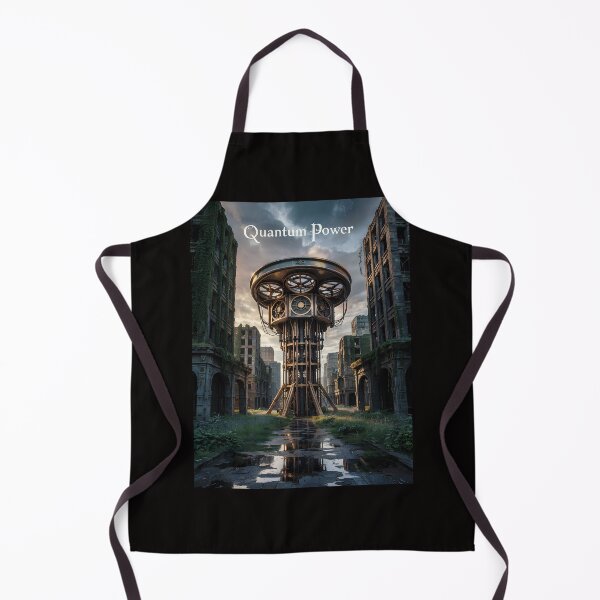 Item preview, Quantum Power – 16th Century Sci-Fi Machine in Post-Apocalyptic City Poster designed and sold by paulo silveira.