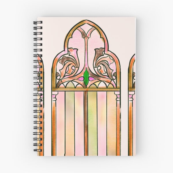 Item preview, Warm Rosy Emerald Stained Glass designed and sold by maccm.