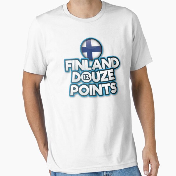 Aperçu de l'œuvre Finlande Douze Points - Eurovision Finlande, Concours Eurovision de la chanson - 12 Points - ESC2025 - Erika Vikman - Ich Komme créée et vendue par Vision-Tees.
