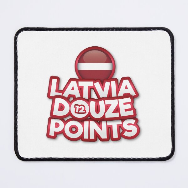 Item preview, Latvia Douze Points - Eurovision Latvia, Eurovision Song Contest - 12 Points - ESC2025 - Tautumeitas - Bur Man Laimi designed and sold by Vision-Tees.