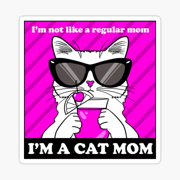Item preview, I'm a CAT MOM! designed and sold by poket.piktures.