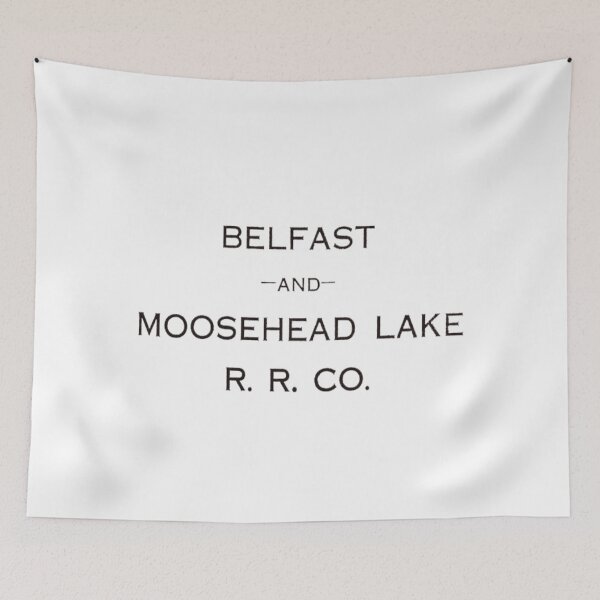Item preview, Vintage Belfast and Moosehead Lake Railroad Company designed and sold by QuayTradingCo.