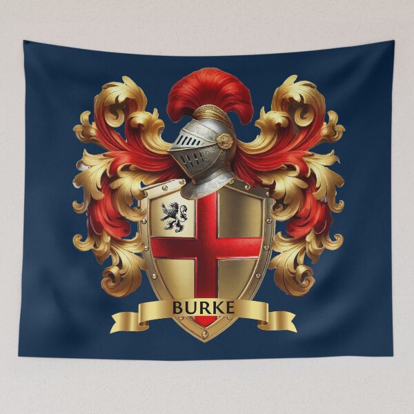 Item preview, Burke Family Crest – A Timeless Symbol of Heritage & Strength designed and sold by Highlandkings.