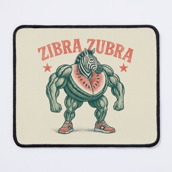 Item preview, Zebra Zubra: The Watermelon Muscle Zebra designed and sold by zzz888.